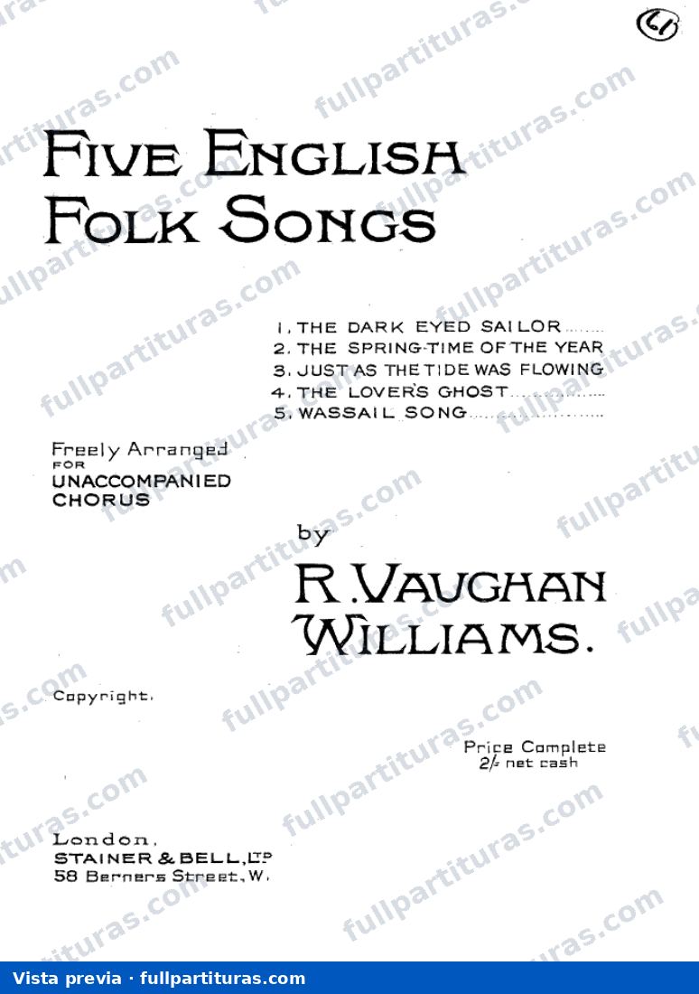 5 English Folk Songs — preview