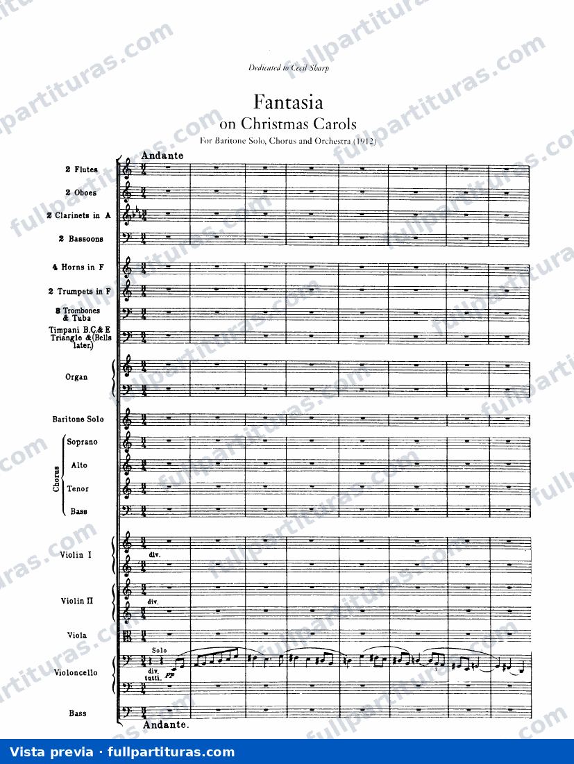 Fantasia on Christmas Carols — preview