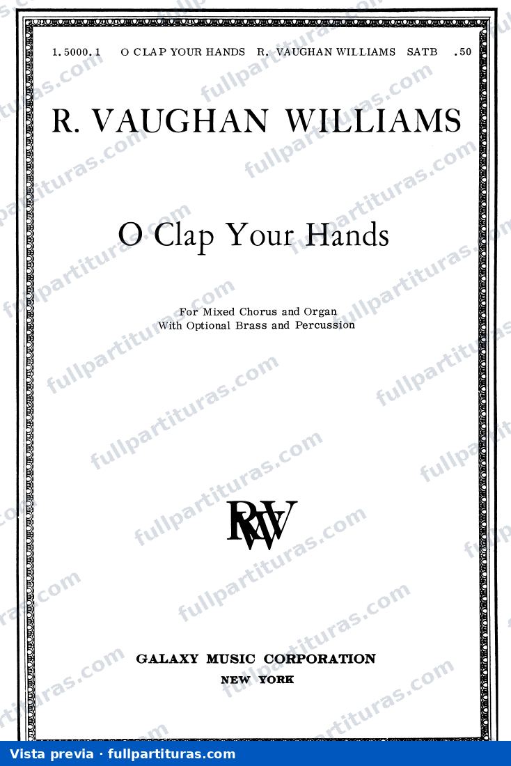 O Clap Your Hands — preview