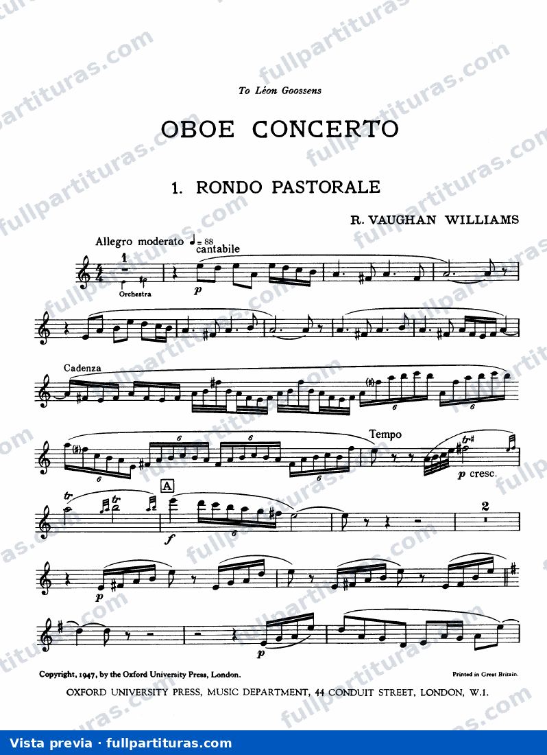 Parte del oboe — preview