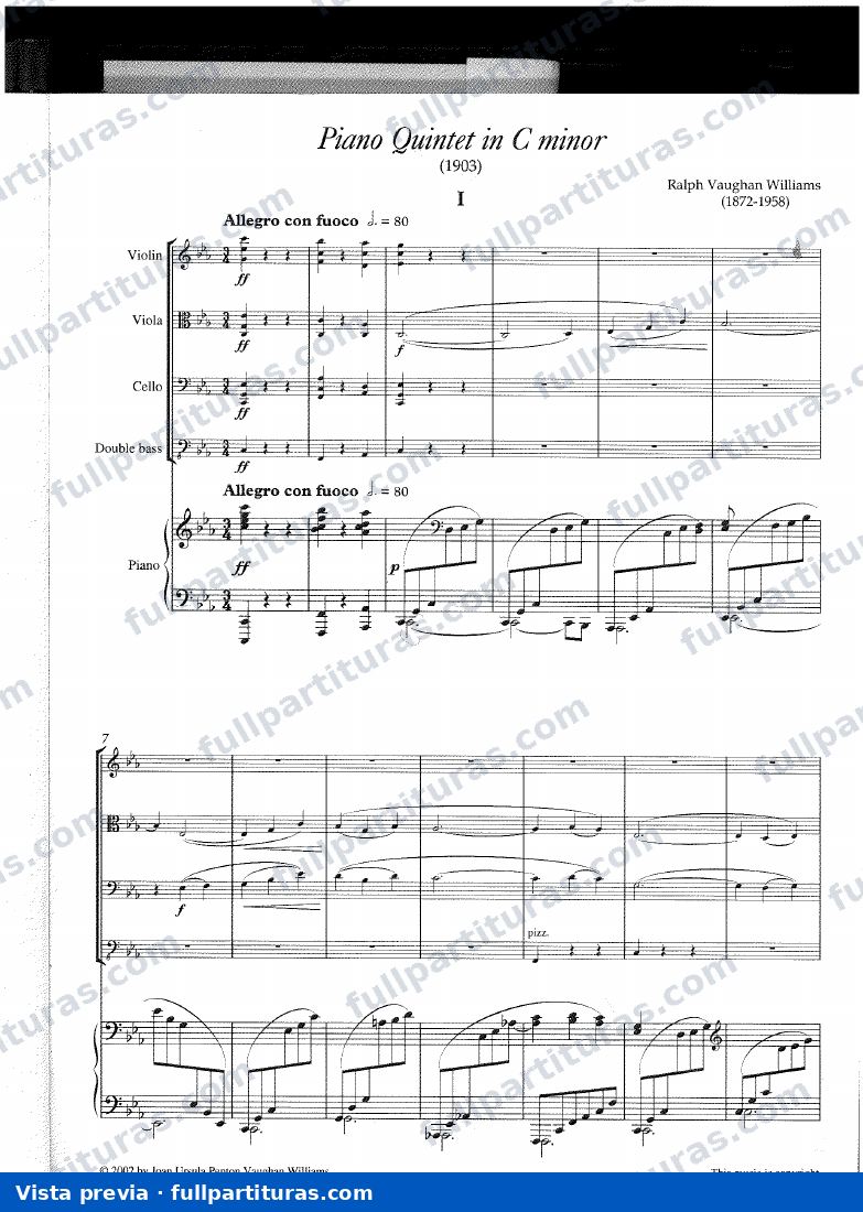 Piano Quintet in C minor — preview