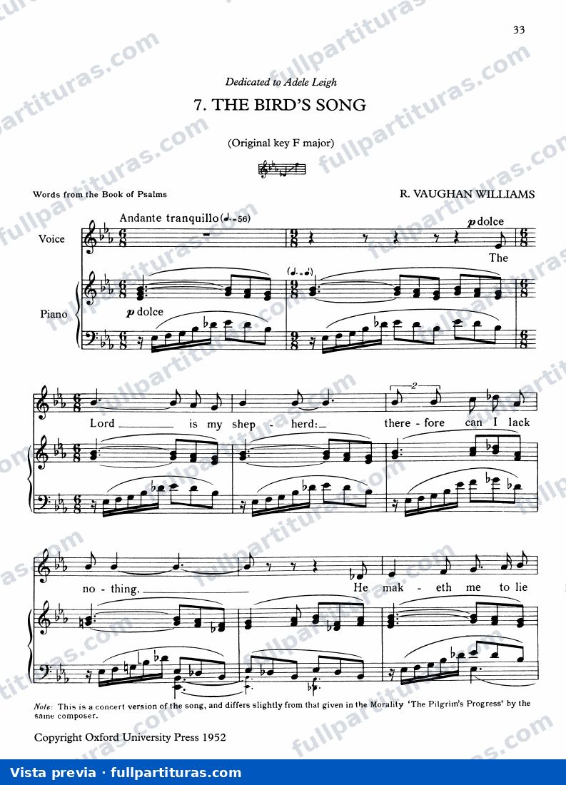 The Pilgrim's Progress: The Bird s Song — preview