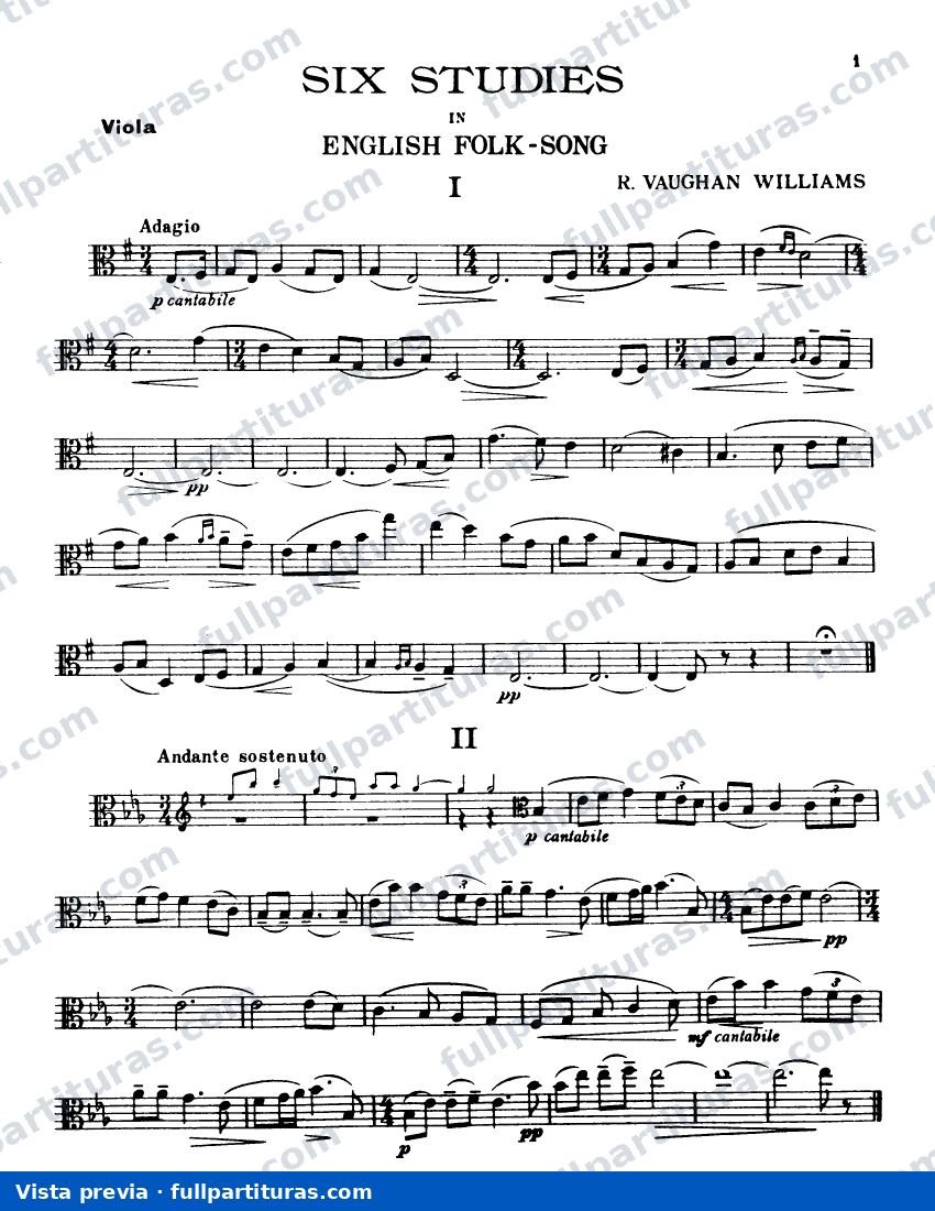 Parte para viola — preview