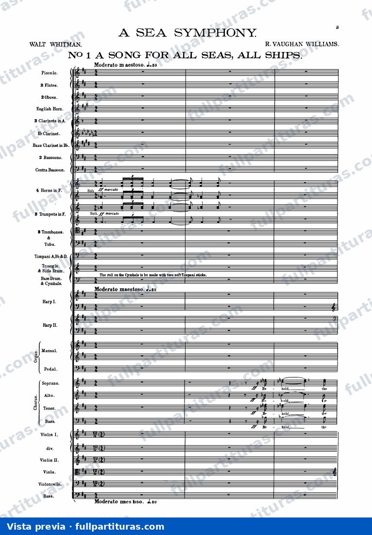 A Sea Symphony (Symphony No.1) — preview
