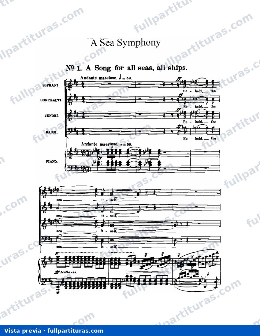 Canto y acc. de piano — preview