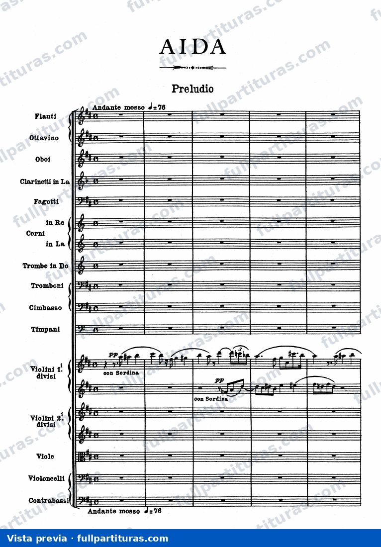 Aida: Preludio y Acto I — preview