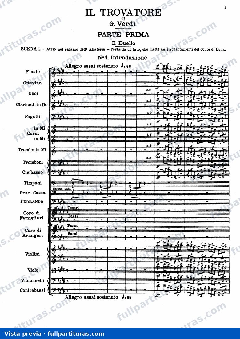 Il Trovatore: Acto I — preview