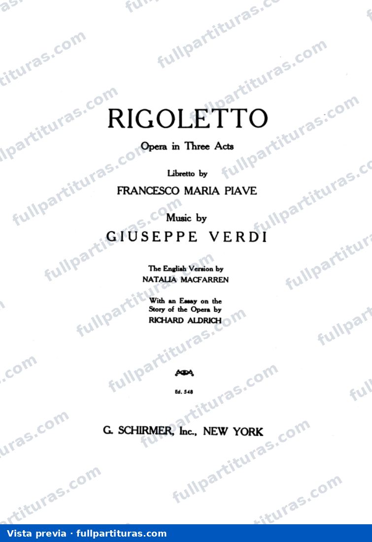Rigoletto: Preludio y Acto I (2) — preview
