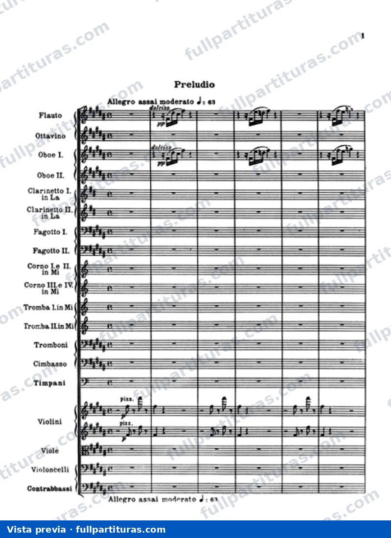 Versión orquestal: Acto 1 — preview