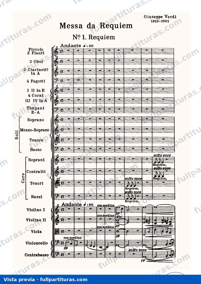 Misa de Requiem: Incipit — preview