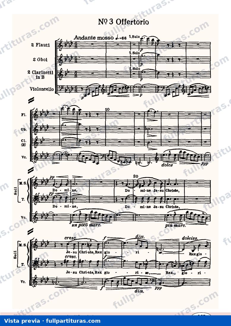 Misa de Requiem: Offertorio — preview
