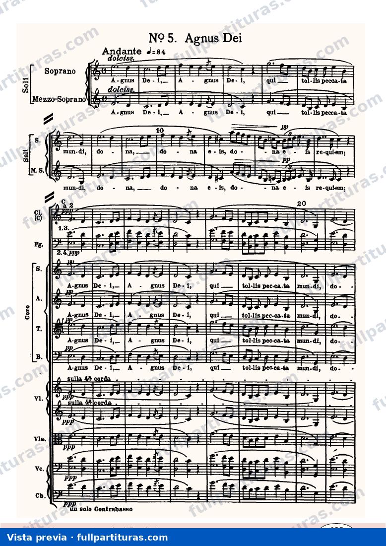 Misa de Requiem: Agnus Dei — preview