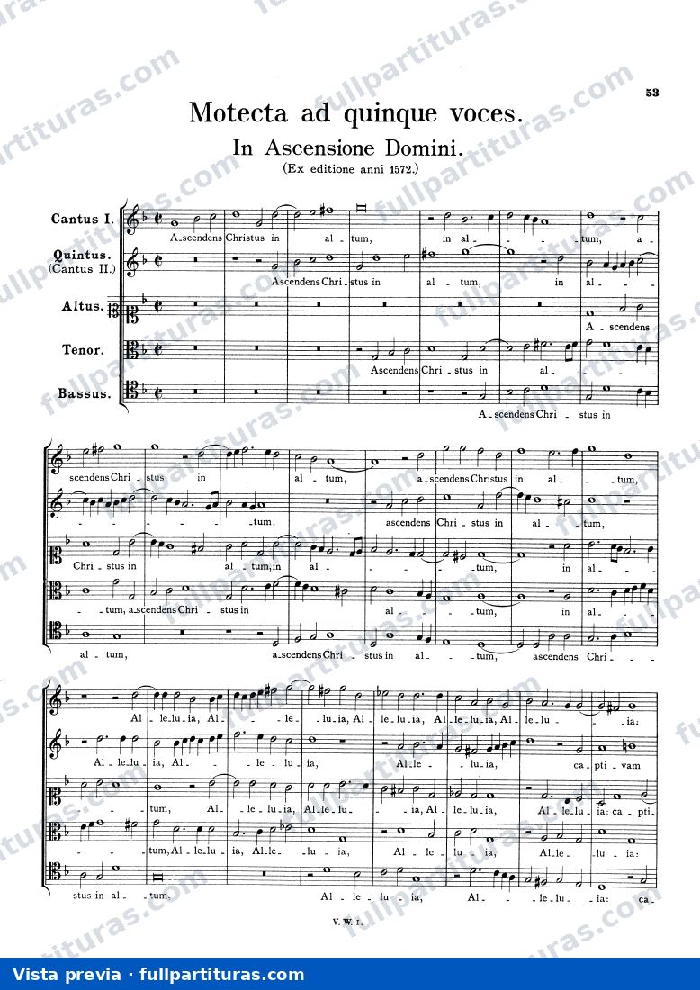 Ascendens Christus in altum — preview