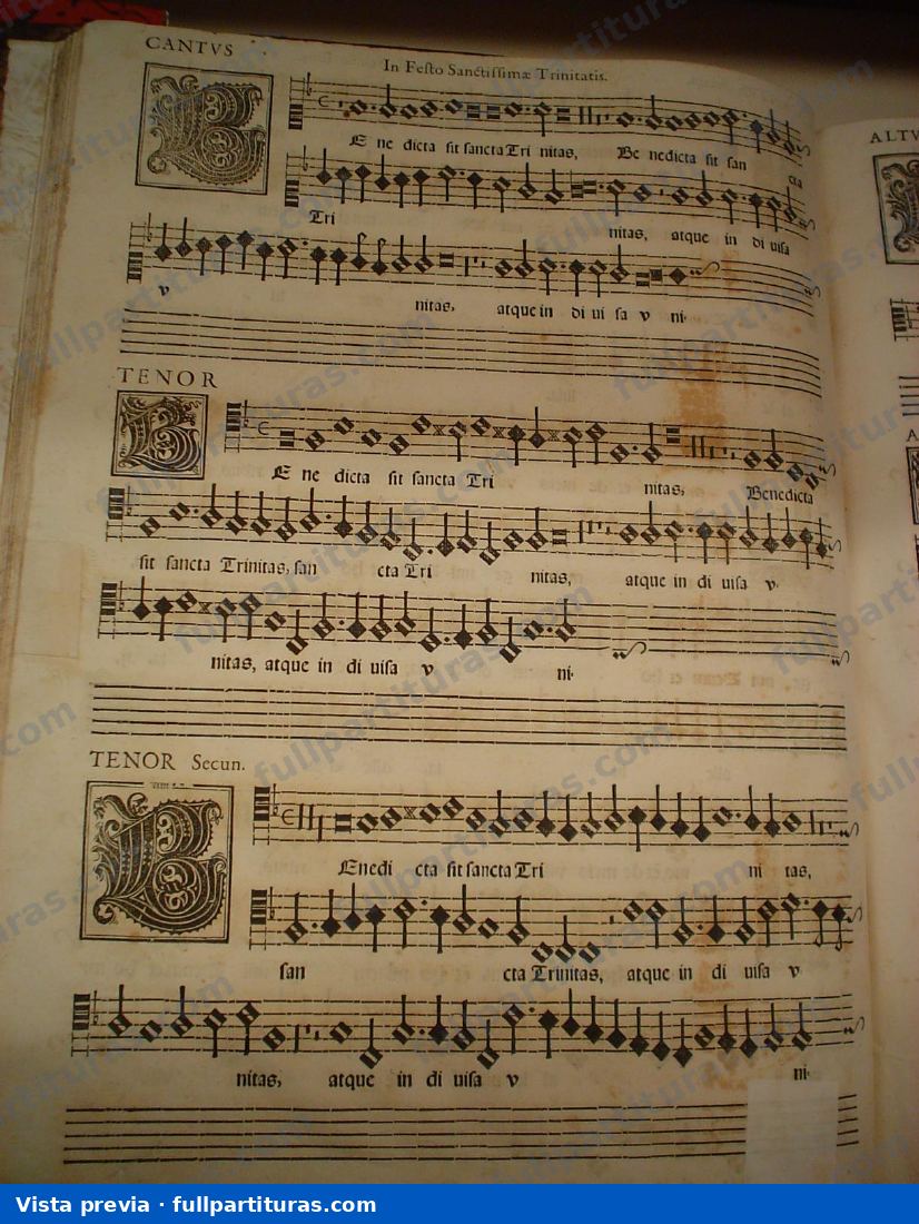 Benedicta sit sancta Trinitas — preview