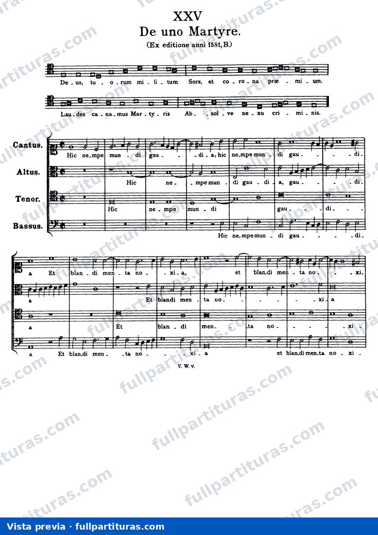 Deus, tuorum militum — preview