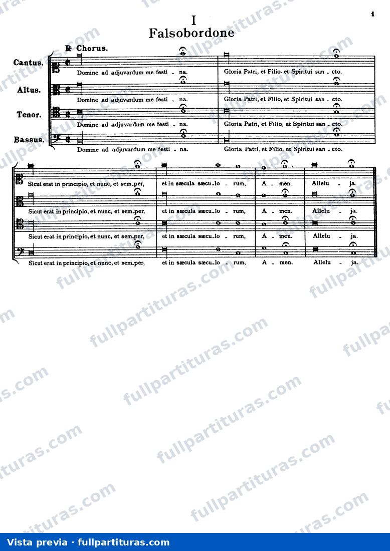 Domine ad adjuvandum me festina — preview