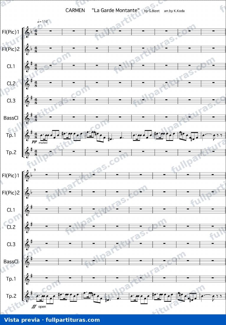 Carmen - La Garde Montante — preview