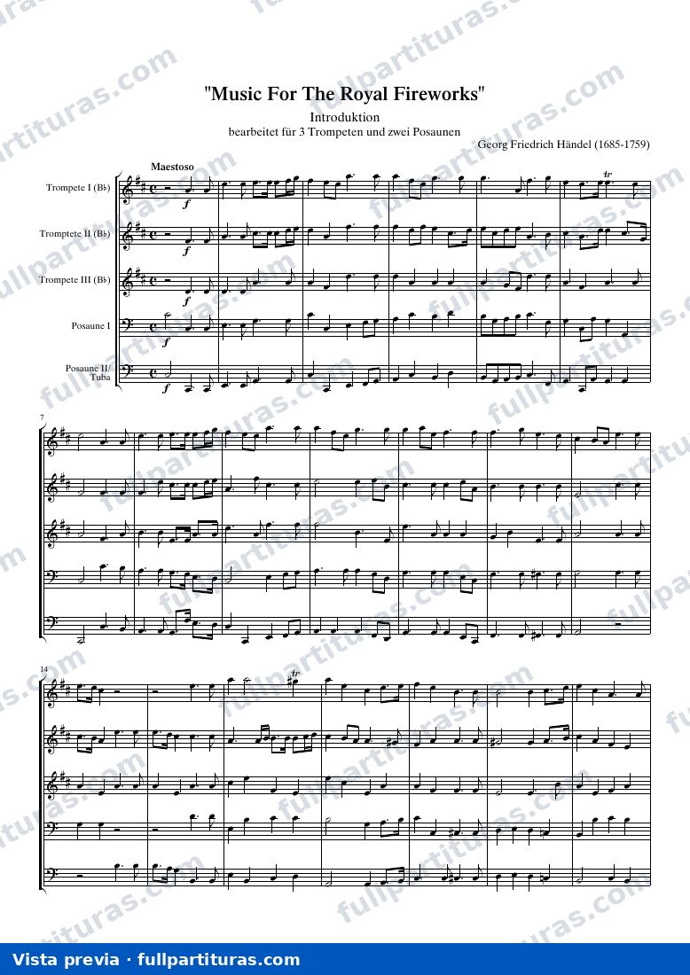 Haendel: Música para los Fuegos de Artificio — preview