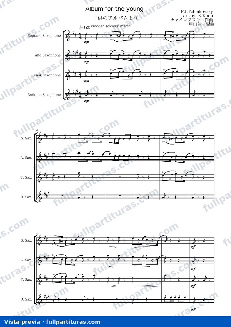 Tchaikovsky: Album para los Jóvenes nº 5, nº 16, nº 18 — preview
