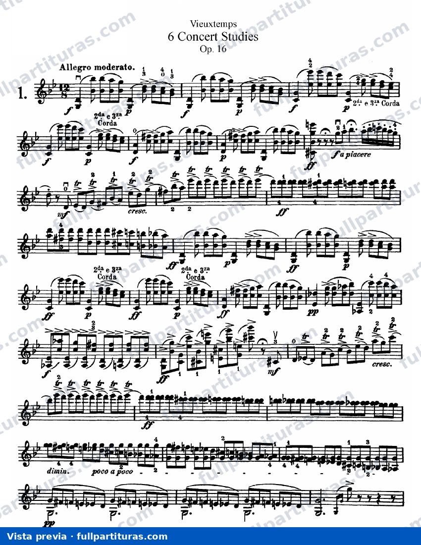 6 Concert Studies, Op. 16 — preview