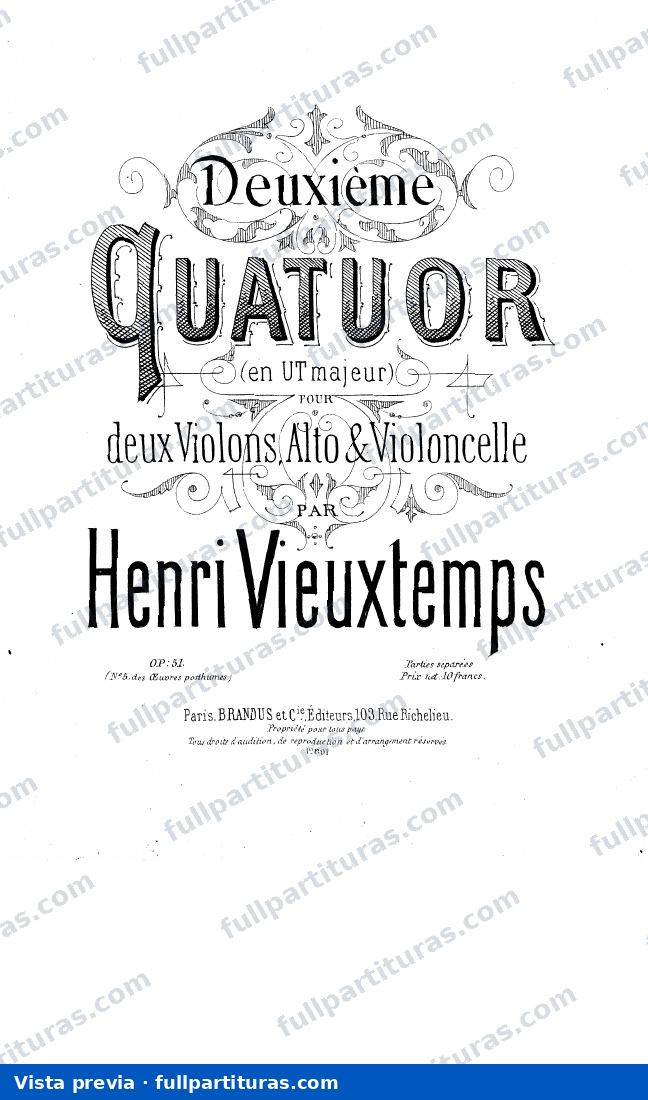 Cuarteto de Cuerdas nº 2 op. 51 — preview