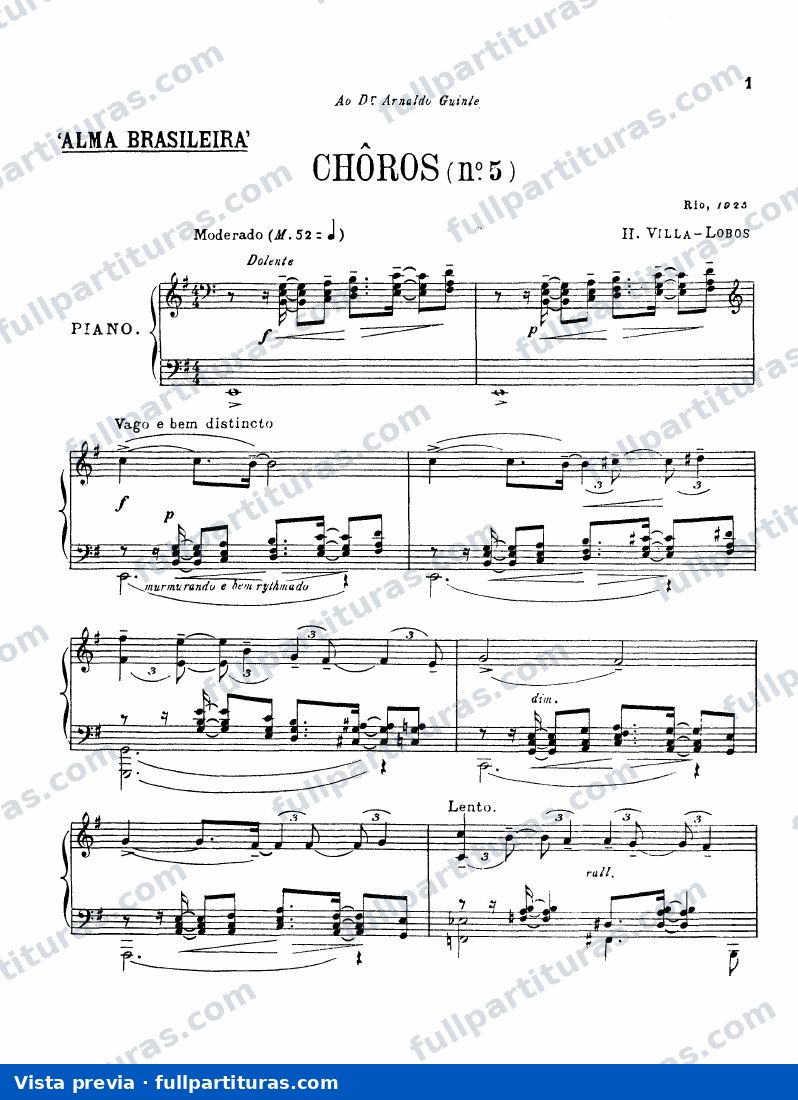 ChÃ´ros NÂº5, W207 — preview