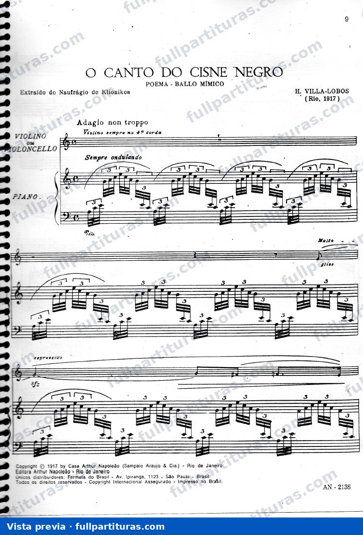 O canto do cisne negro, W122, 123 — preview