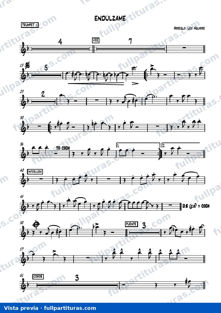 Endulzame (Trompeta 1) — Vorschau