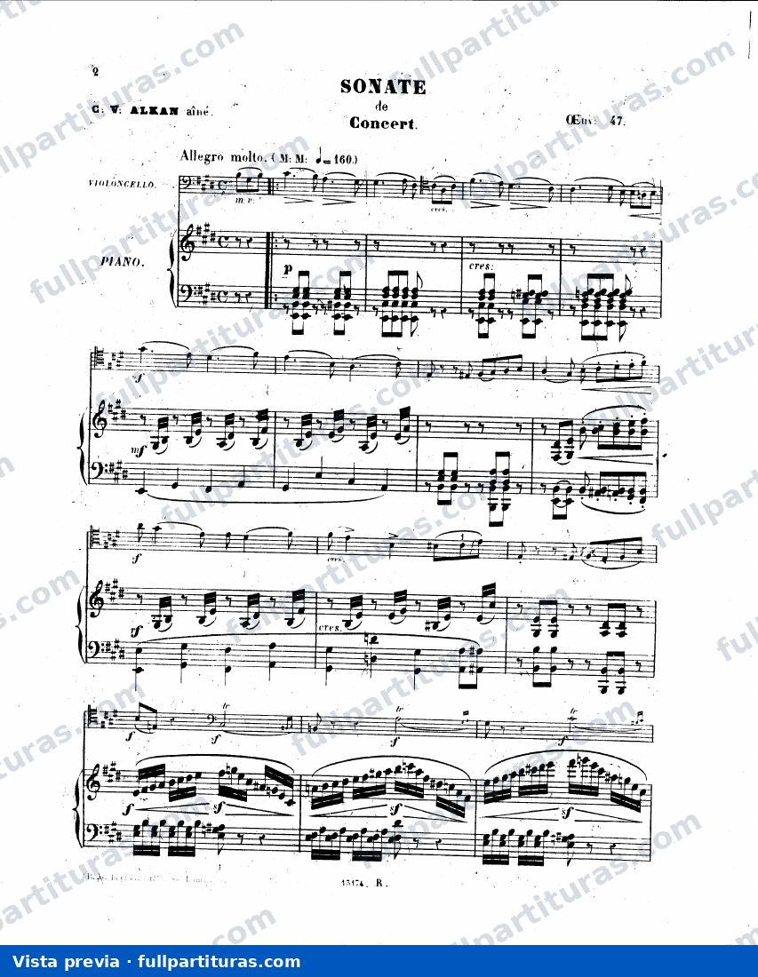 Gran Dúo para Viola y Piano Op 21 — preview