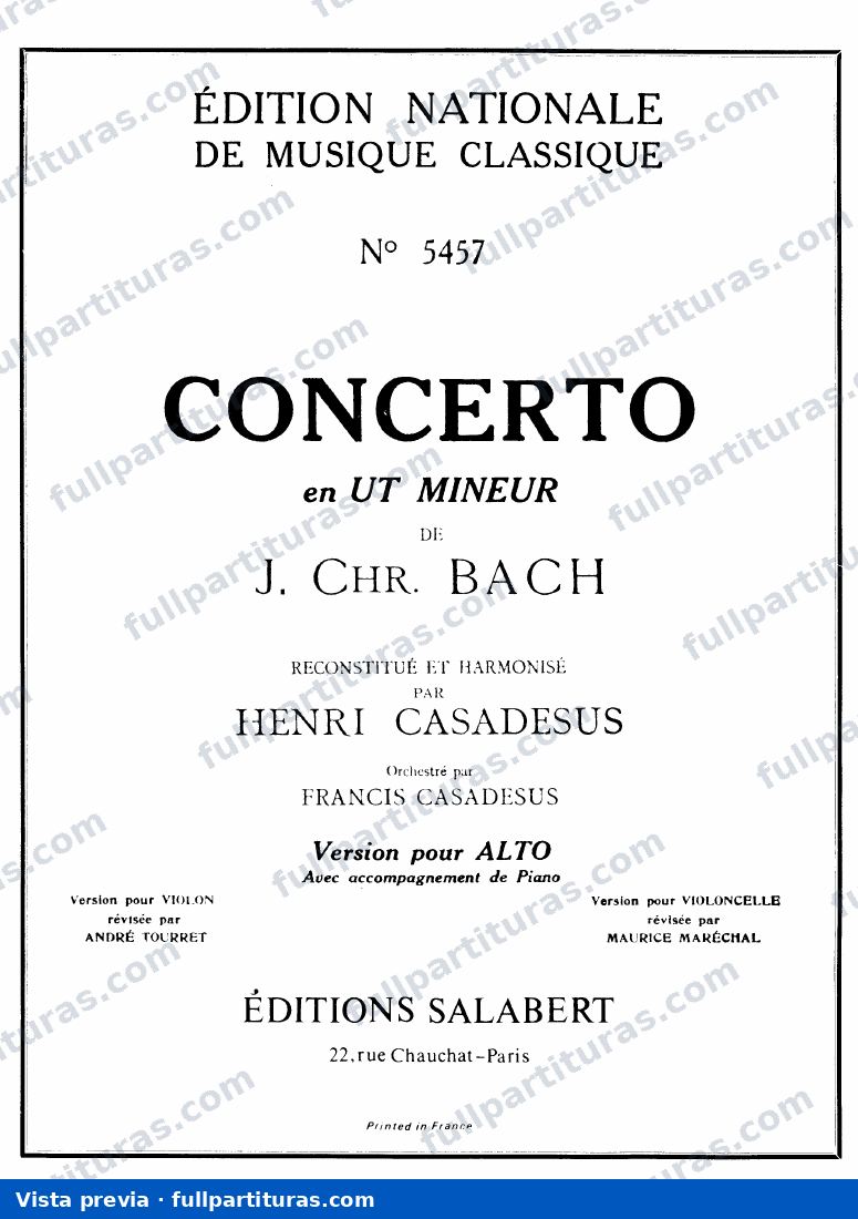 Arends: Concierto para viola en Do m — preview
