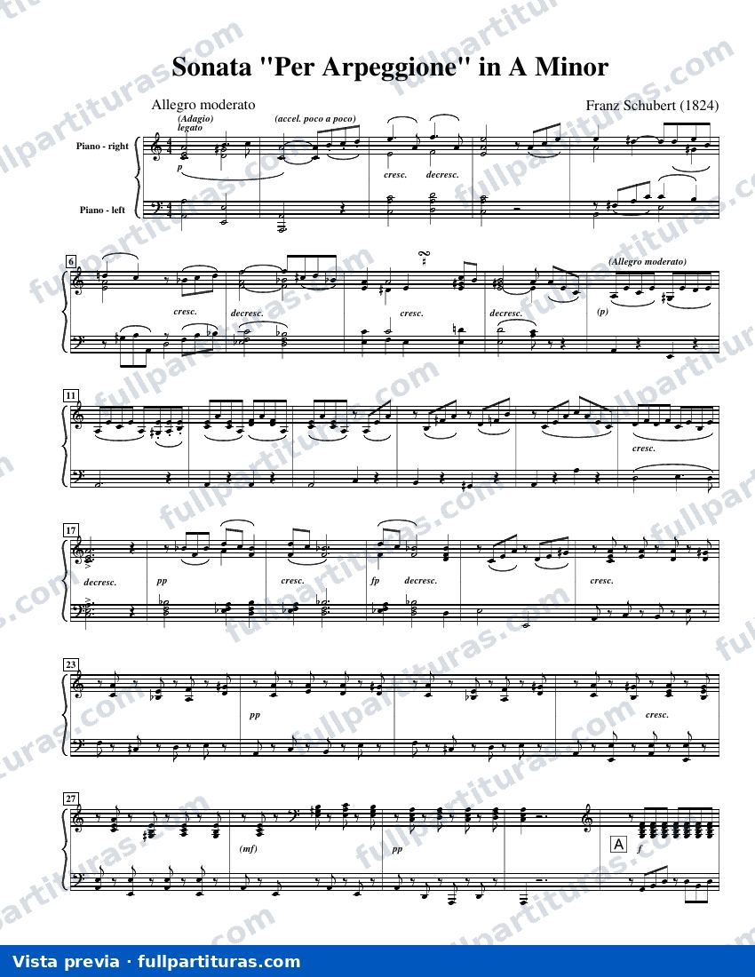 Sonata Arpeggione — preview
