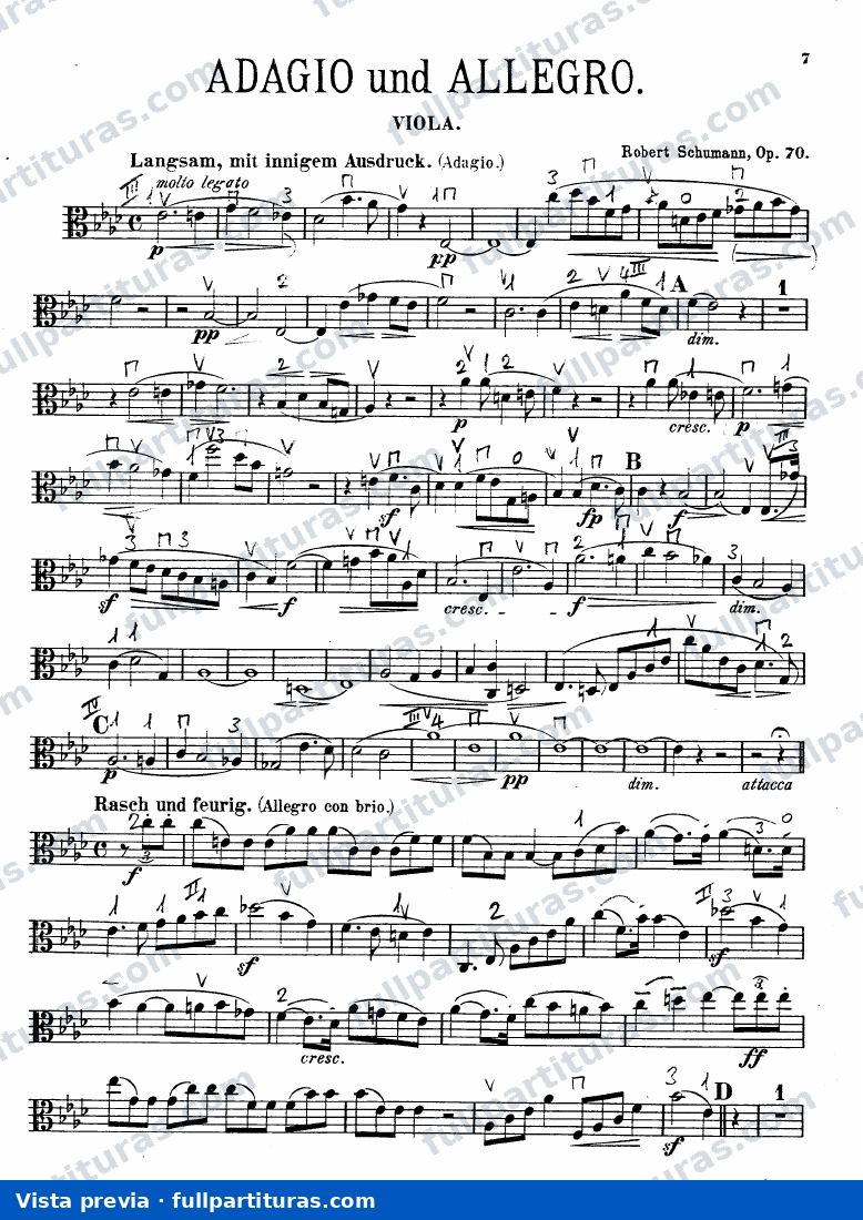 Adagio e Allegro Op70 B — preview