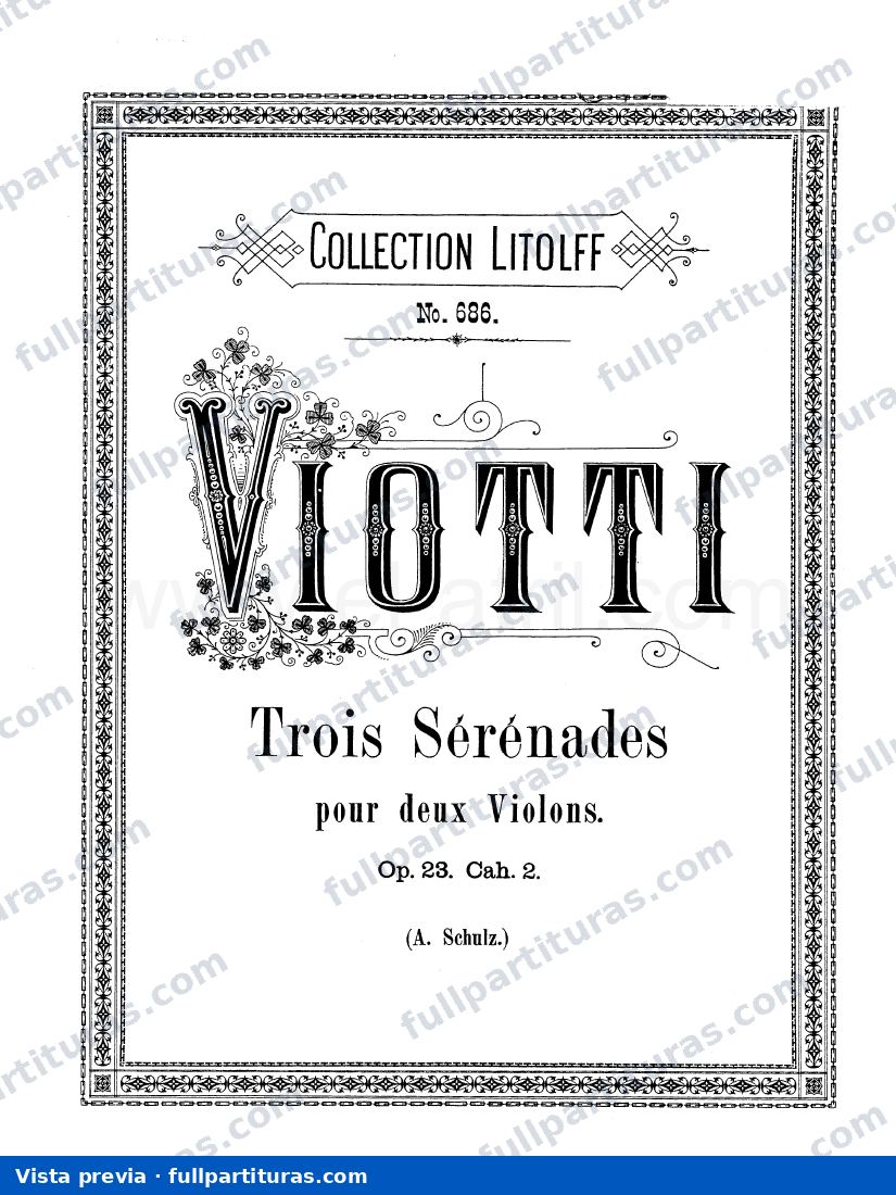 Concierto para Violín Nº 24: Tres Serenatas para dos Violines — preview