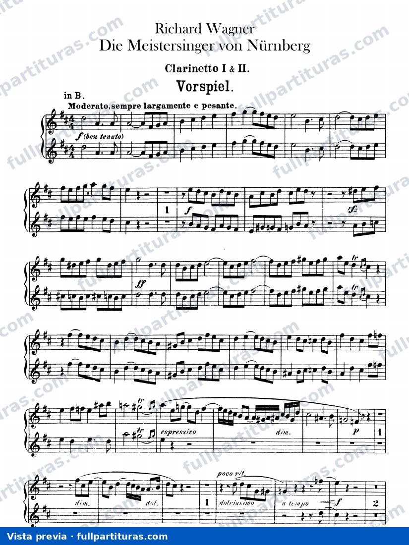 Clarinete — preview