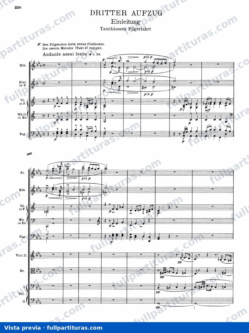 Tannhauser: Acto 3º — preview