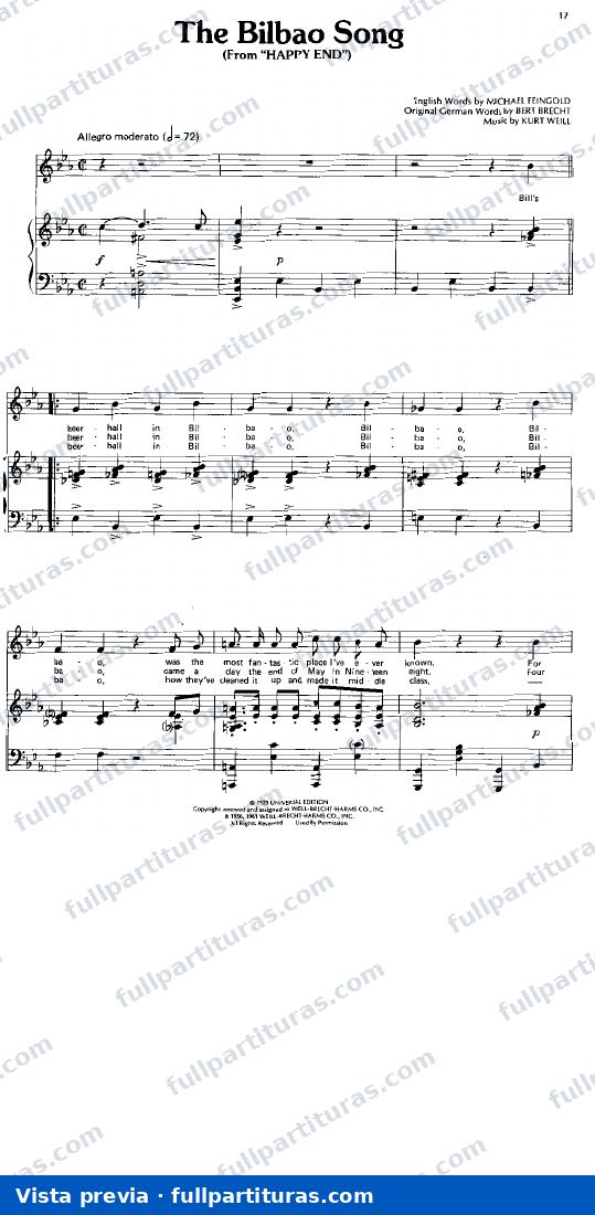 Bilbao Song — preview