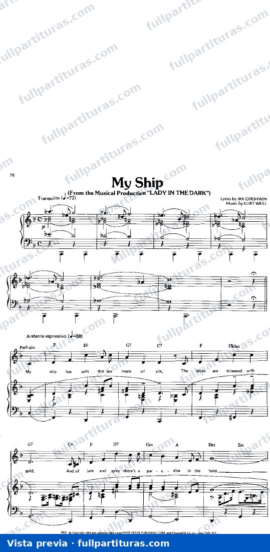 My Ship — preview
