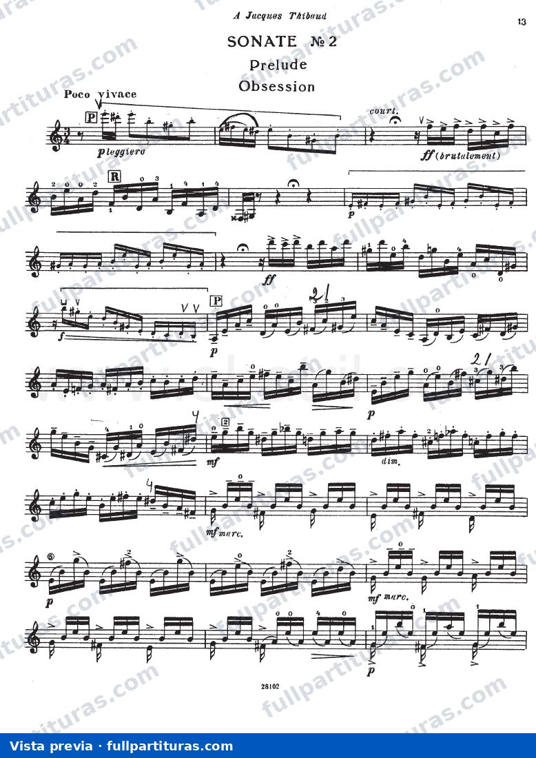 Sonata Nº2 — vista previa