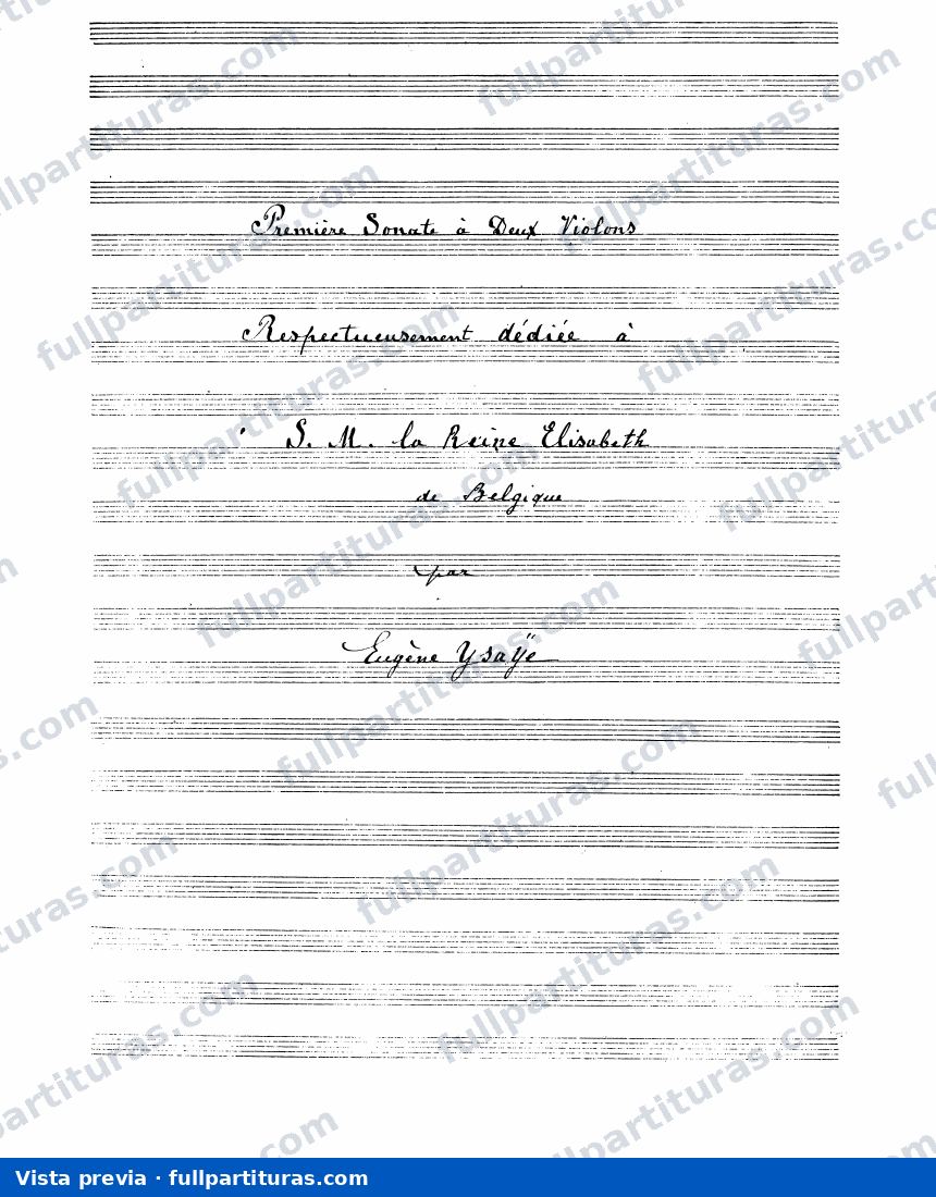 Sonata para dos violines — preview