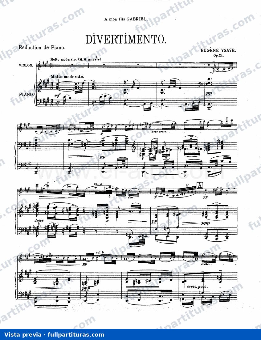 Divertimento op24 — preview