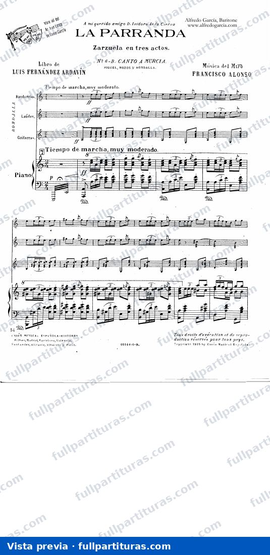 Alonso, Francisco: Canto a Murcia — preview