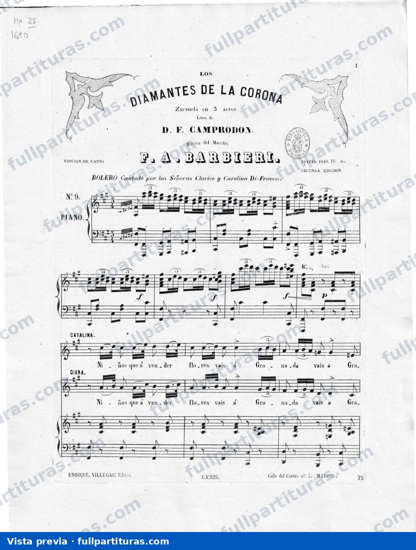 Los diamantes de la corona: Niñas que a vender flores (2) — preview
