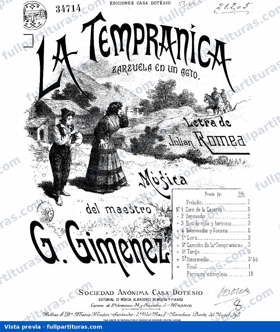 La Tempranica — preview
