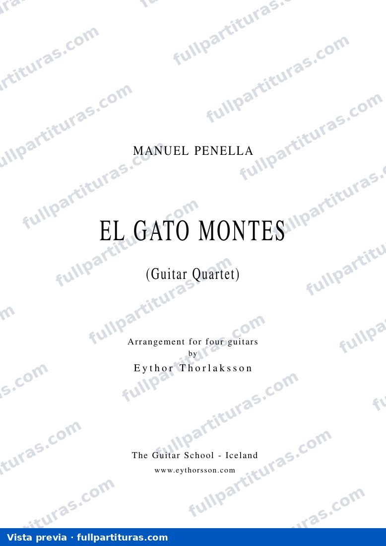 El Gato Montés (Guitarra) — preview