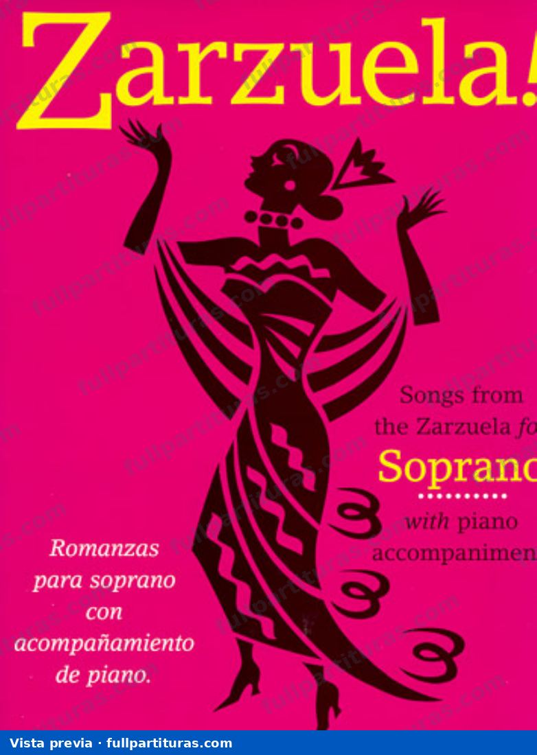 Romanzas de Zarzuela para Soprano — preview