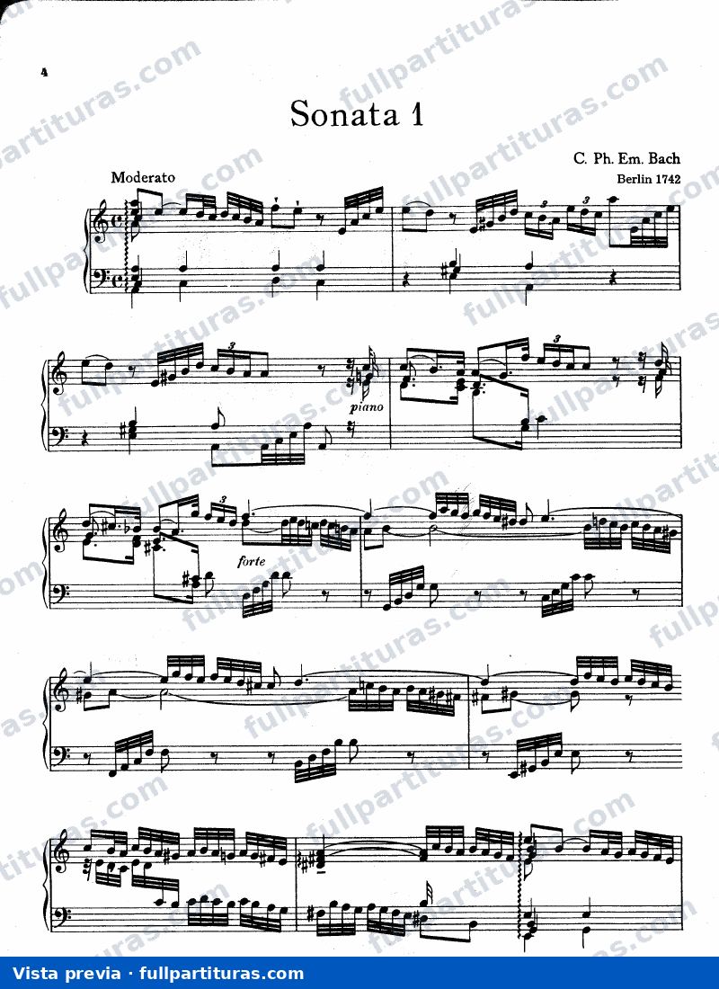 Sonatas Wurttemberg — vista previa