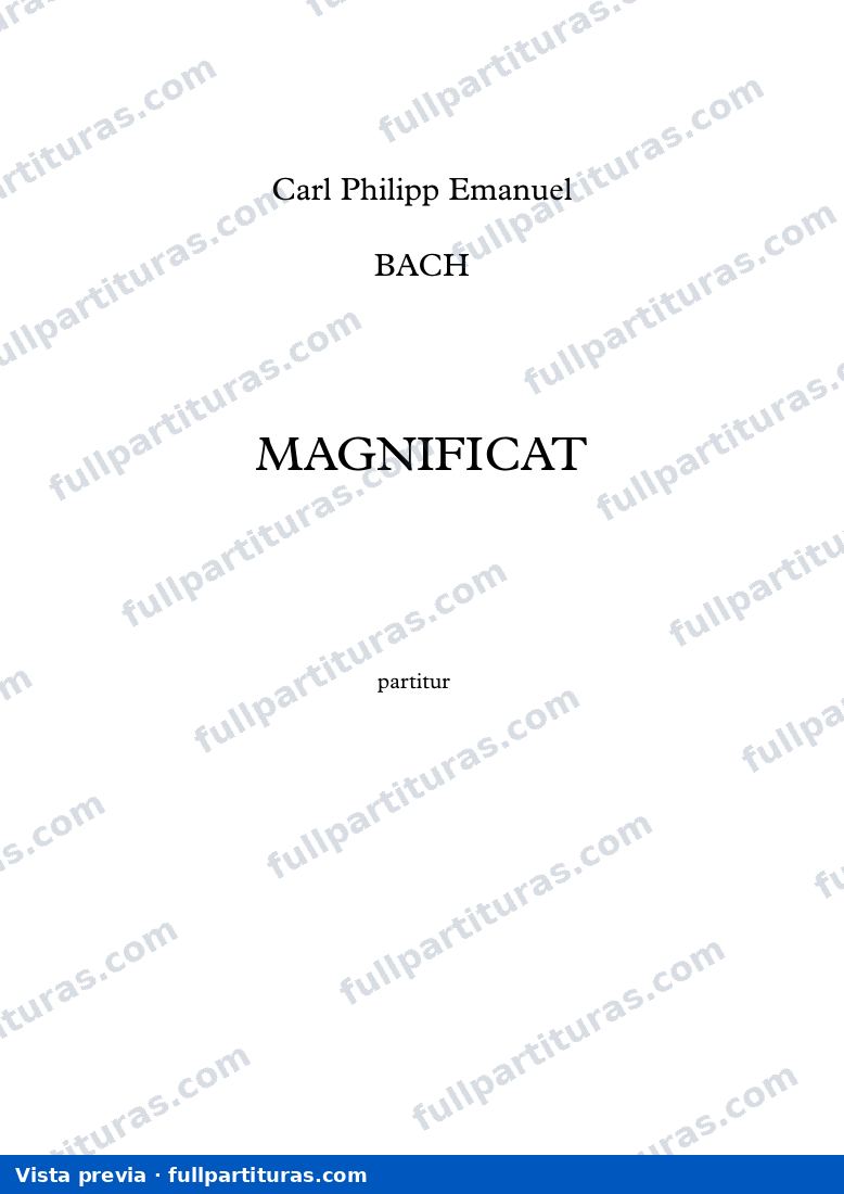 Magnificat in D major, H.772 — vista previa