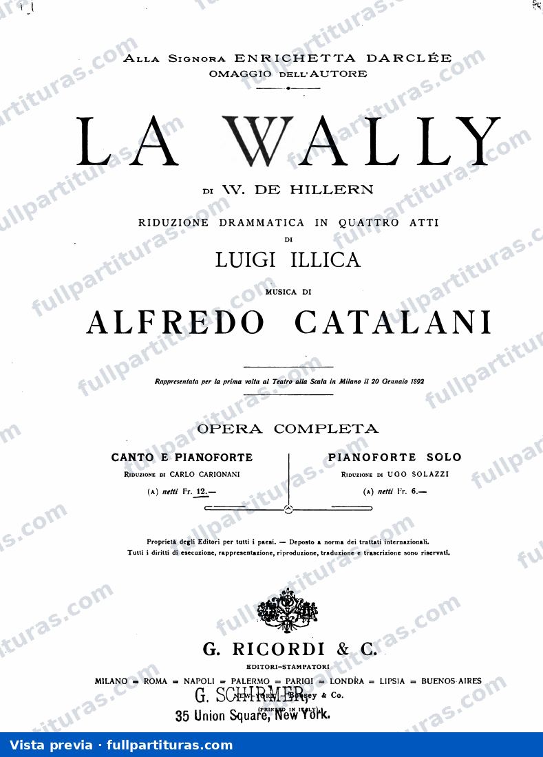 La Wally — preview