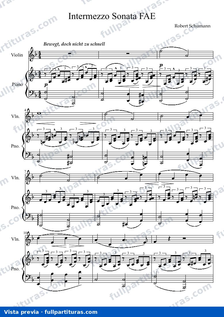 Sonata FAE: II. Romanze — preview