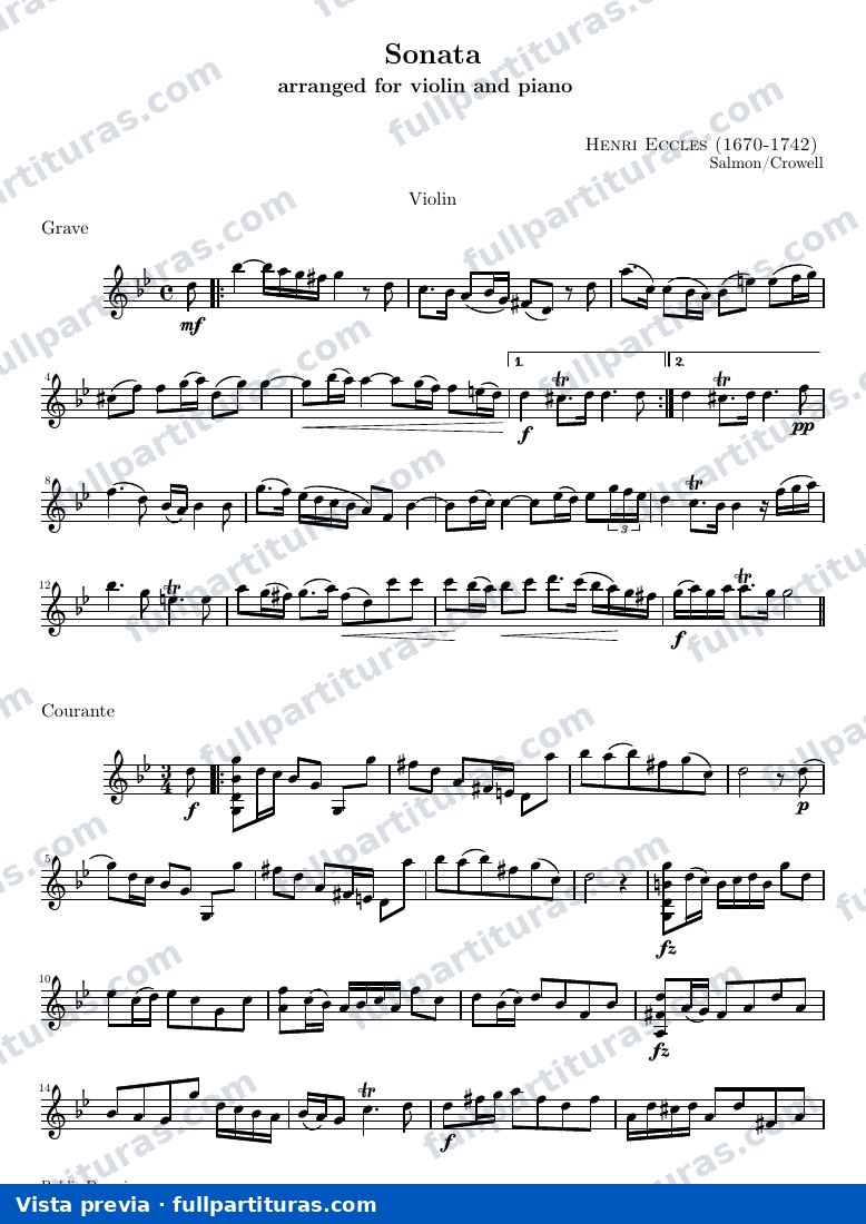 Versión para Violín — preview